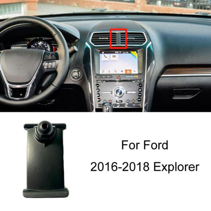 For Ford Left Driving Car Special Mobile Phone Navigation Bracket Base, 05-11 Focus, 07-13 Mondeo Zhisheng, 09-14 Festiva, 12-16 Focus, 13-18 Mondeo, 13-21 Kuga, 13-21 Mondeo, 14-19 Escort, 15-17 Karry K50, 15-19 Taurus, 15-20 Edge/Edge ST, 15-21 Musta...