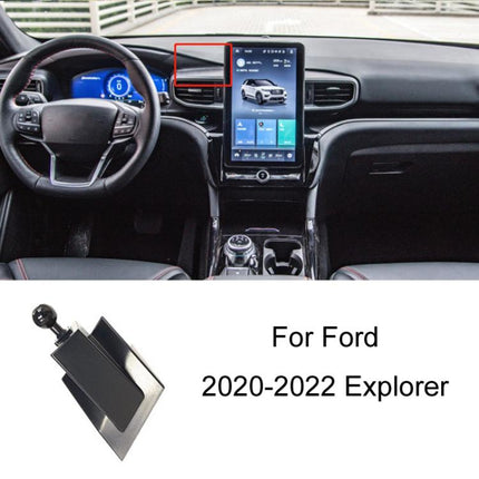 For Ford Left Driving Car Special Mobile Phone Navigation Bracket Base, 05-11 Focus, 07-13 Mondeo Zhisheng, 09-14 Festiva, 12-16 Focus, 13-18 Mondeo, 13-21 Kuga, 13-21 Mondeo, 14-19 Escort, 15-17 Karry K50, 15-19 Taurus, 15-20 Edge/Edge ST, 15-21 Musta...