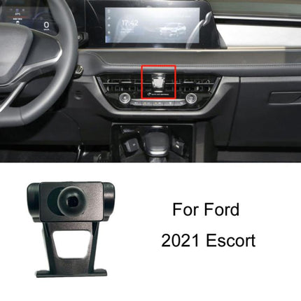 For Ford Left Driving Car Special Mobile Phone Navigation Bracket Base, 05-11 Focus, 07-13 Mondeo Zhisheng, 09-14 Festiva, 12-16 Focus, 13-18 Mondeo, 13-21 Kuga, 13-21 Mondeo, 14-19 Escort, 15-17 Karry K50, 15-19 Taurus, 15-20 Edge/Edge ST, 15-21 Musta...