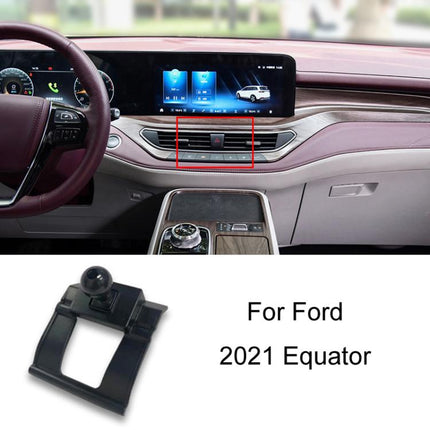 For Ford Left Driving Car Special Mobile Phone Navigation Bracket Base, 05-11 Focus, 07-13 Mondeo Zhisheng, 09-14 Festiva, 12-16 Focus, 13-18 Mondeo, 13-21 Kuga, 13-21 Mondeo, 14-19 Escort, 15-17 Karry K50, 15-19 Taurus, 15-20 Edge/Edge ST, 15-21 Musta...