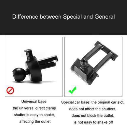 For Ford Left Driving Car Special Mobile Phone Navigation Bracket Base, 23 Explorer, 23 Edge L