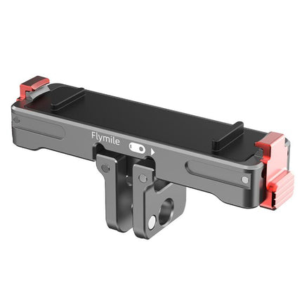 For Insta360 GO 3 / 3S Flymile Magnetic Metal Quick Release Base Sports Camera Adapter Bracket, For Insta360 GO 3 / 3S