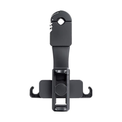 Car Rear Seat Headrest Multifunctional Rotating Telescopic Cell Phone Holder Hooks