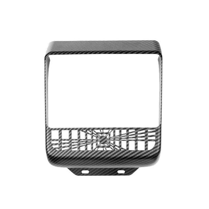 For Tesla New Model 3 / Y Car Rear Air Conditioning Vent Protection Frame, Matte Carbon Pattern, Glossy Carbon Pattern, Matte Black