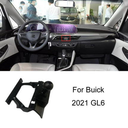 For Buick Left Driving Car Special Mobile Phone Navigation Bracket Base, 20-23 GL8 Avenir/GL8 First Land 653T, 21 GL6, 22-23 Verano Pro/Verano PRO GS, 22 Envista
