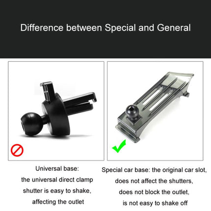 For Buick Left Driving Car Special Mobile Phone Navigation Bracket Base, 20-23 GL8 Avenir/GL8 First Land 653T, 21 GL6, 22-23 Verano Pro/Verano PRO GS, 22 Envista