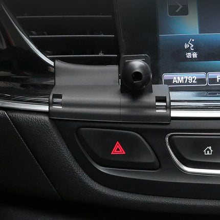 For Buick Left Driving Car Special Mobile Phone Navigation Bracket Base, 20-23 GL8 Avenir/GL8 First Land 653T, 21 GL6, 22-23 Verano Pro/Verano PRO GS, 22 Envista
