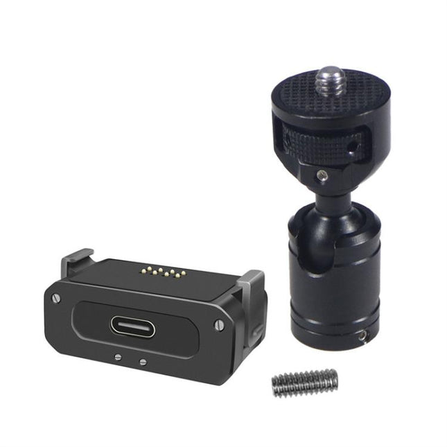 For DJI Osmo Action 2 Camera Magnetic Charging Base with 1/4 Inch & Arri Hole, Only Base, Set A, Set B, Set C, Set D