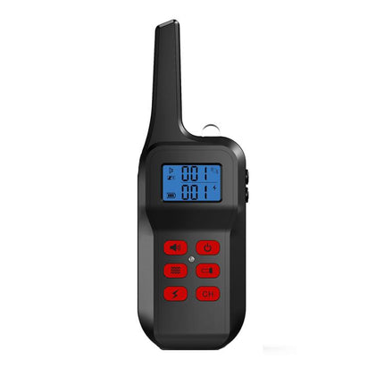 T720 1000m Pet Intelligent Electric Shock Remote Control Dog Training Device, Yellow Remote, Red Remote