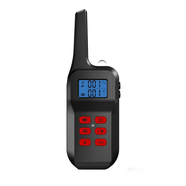 T720 1000m Pet Intelligent Electric Shock Remote Control Dog Training Device, Yellow Remote, Red Remote
