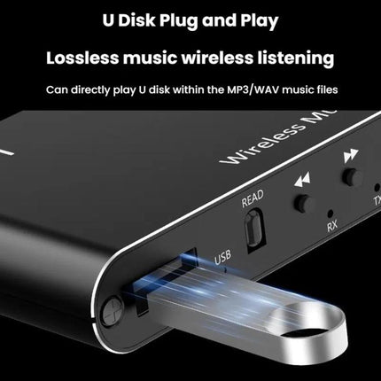 2 In 1 Amplifier AUX Bluetooth 5.4 Audio Adapter, Bluetooth 5.4