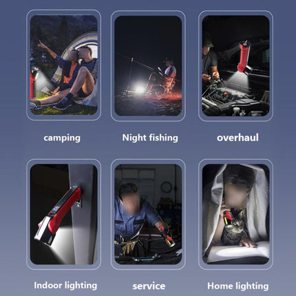 Magnet-Hook COB Rotating Strong Light Emergency Work Light