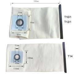 Vacuum Cleaner Filter Bags Reusable Canvas Pocket Bags