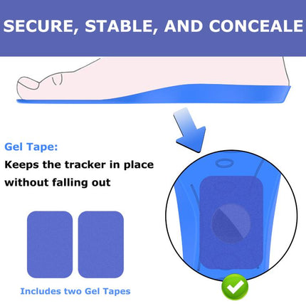 For AirTag 2nd Gen / AirTag 1st Gen Locator Insole Cover Children And The Elderly Hidden Anti-Lost Device, 135—150MM, 155—170MM, 175—190MM, 195—210MM, 215—230MM, 235—250MM, 255—270MM, 275—290MM