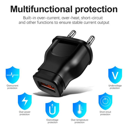 1A 5W Single USB Port Smartphone Charger