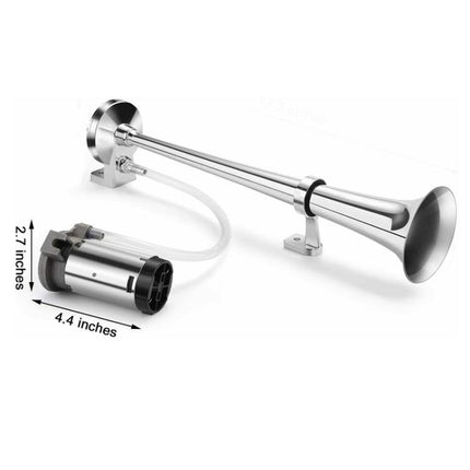 12V Car Electric Horn Air Pump Compressor, 12V Silver