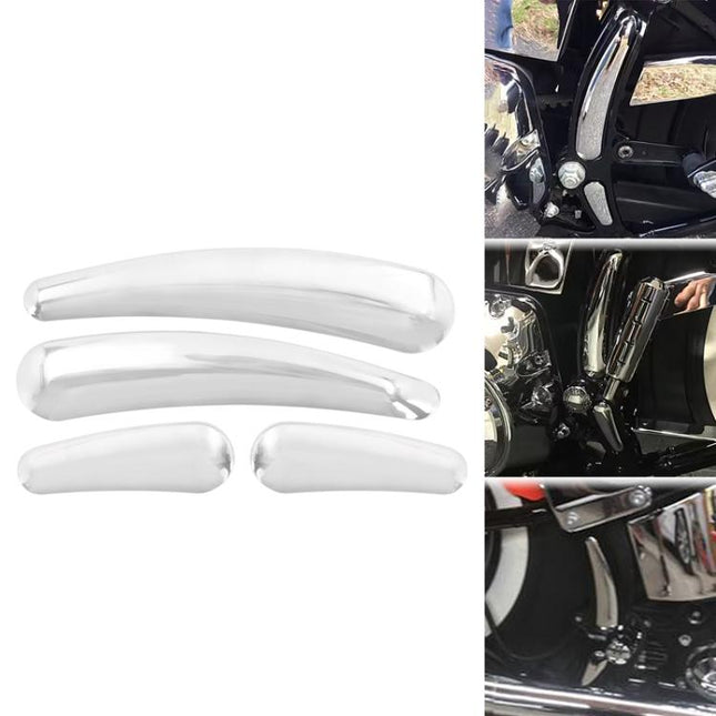 Motorcycle Tuning Electroplated Teardrop Rocker Arm Sticker For Harley Softtail 2008-2017, 4pcs / Set