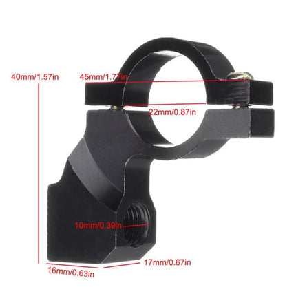 Motorcycle Modified Rear View Mirror Bracket Holder Clamp E-Bike Mirror Mount Reflector Clamp