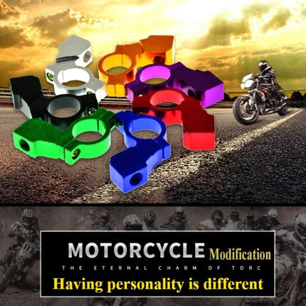 Motorcycle Modified Rear View Mirror Bracket Holder Clamp E-Bike Mirror Mount Reflector Clamp