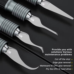 4 In 1 Blade Pry IC / CPU Hard Disk Blade Cell Phone Motherboard Repair Scraping Gum Degumming Tools