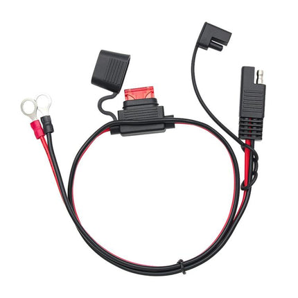 O-Terminal to SAE Power Cable With Fuse Battery Charger Extension Adapter Wire, 60cm