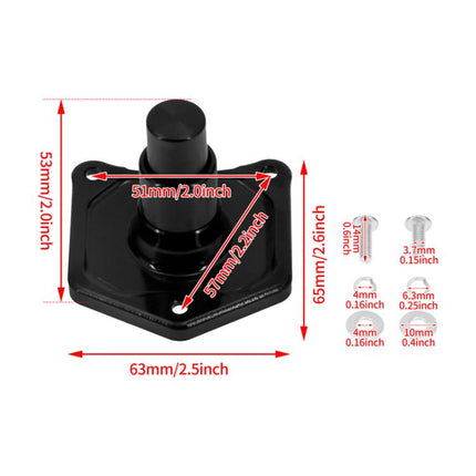 For Harley Motorcycle Modification Starter Switch Solenoid Valve Cover
