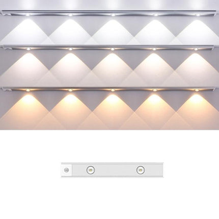 Rechargeable Motion Sensor Light Bar Cabinet Wardrobe Lamp With Remote Control, 20cm, 30cm, 40cm, 60cm, 80cm