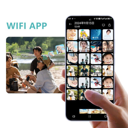 HD 2.7K FPV Eyeglasses Camera 0.96 inch IPS Color Screen Convenient Shooting