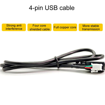 Palminfo Android Navigation Cable 7-Heads Audio Cable 16 Pin Power Cord GPS Antenna 4 Pin 6 Pin USB Cable Rear View Line, 6pcs / Set