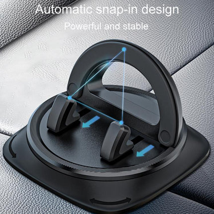 Car Center Console Fixed Navigation Phone Holder Installation-Free Snap-On Phone Support Bracket, Z12