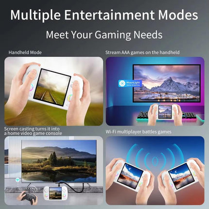 ANBERNIC RG CubeXX 3.95-Inch IPS Screen Handheld Game Console Supports WiFi Bluetooth, Linux 64-Bit, 32G+64G, 32G+128G, 32G+256G