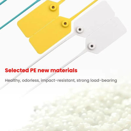 50pcs /Pack Tags Shoes Bags Anti-theft Tags Anti-switching Buckle Tie Disposable Plastic Anti-counterfeit Security Seals
