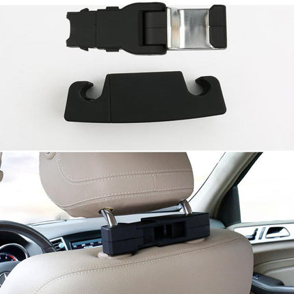 Car Hook Car Seatback Hanging Hook Auto Clothes Bag Hanger, With Suction Cup, Without Suction Cup