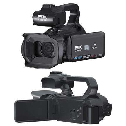 64MP 6K 18X Digital Zoom Ultra HD Video Camera With 4-Inch Touch Screen Camcorder, 6K 16G, 6K 32G, 6K 64G