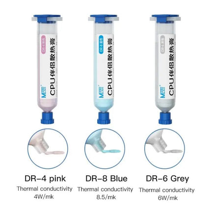 MaAnt Thermal Conductive Silicone Grease CPU Thermal Grease Computer Graphic Card Cooling Universal Thermal Conductive, DR-4, DR-6, DR-8