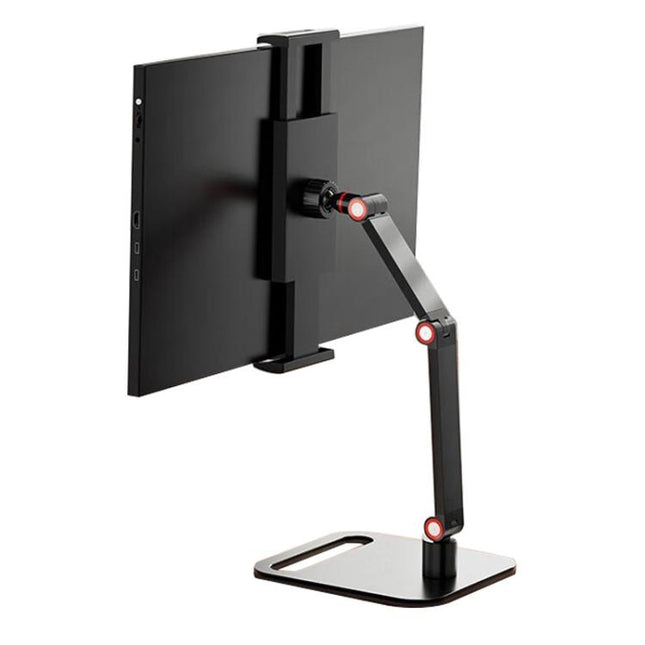 Phone Tablet Monitor Desktop Stand Height and Angle Adjustable Bracket for Screen Within 17.3 Inch, 3-session, 2-session
