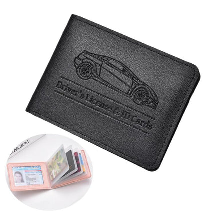 Multi-card Driver License Card Holder Women Driving License Leather Protective Case ID Credit Card Bag, 2 Card Slot, 4 Card Slot, 6 Card Slot, 8 Card Slot, 10 Card Slot