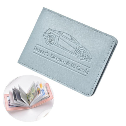 Multi-card Driver License Card Holder Women Driving License Leather Protective Case ID Credit Card Bag, 2 Card Slot, 4 Card Slot, 6 Card Slot, 8 Card Slot, 10 Card Slot