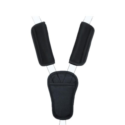 Baby Stroller Seat Belt Shoulder Guard, Black Regular, Black Nylon Patch, Black Crotch Protector, Black Regular 3pcs /Set, Black Nylon 3pcs /Set