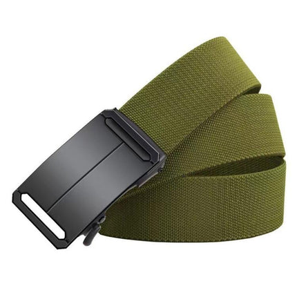 Men Outdoor Automatic Buckle Stretch Belt, 120cm