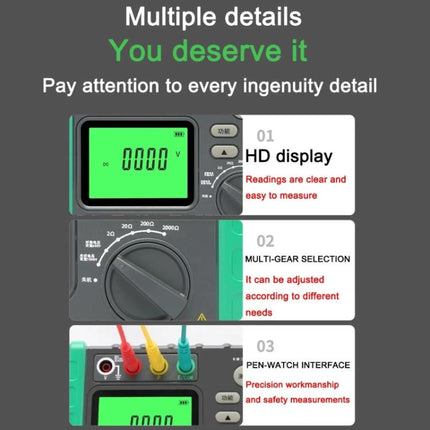 DUOYI Digital Ground Resistance Meter Tester, DY4100A, DY4100B