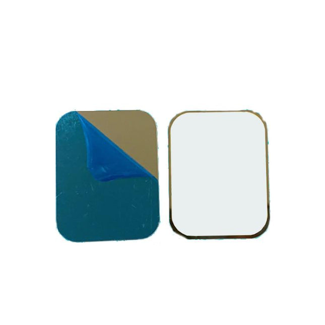 2pcs /Pack Adhesive Iron Sheet Metal Plate Sticker For Magnet Phone Holder Magnetic Cabinet Lights, 35 x 45 x 0.3mm
