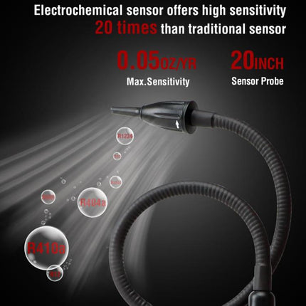 Automotive Snow Detection High Sensitivity Refrigerant Halogen Leak Detector, DUOYI DY5751