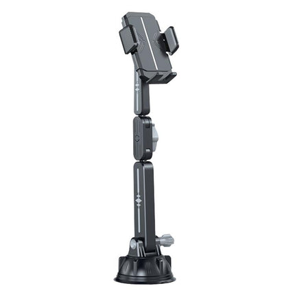 Extended Car Mechanical Arm Telescopic Cell Phone Holder Car Windshield Dashboard Large Suction Cup Navigation Mount