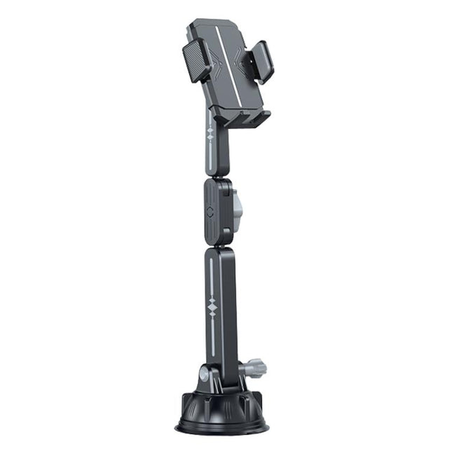 Extended Car Mechanical Arm Telescopic Cell Phone Holder Car Windshield Dashboard Large Suction Cup Navigation Mount