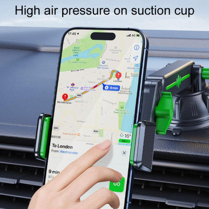 Extended Car Mechanical Arm Telescopic Cell Phone Holder Car Windshield Dashboard Large Suction Cup Navigation Mount