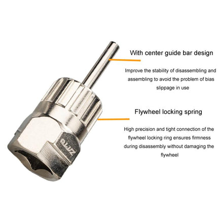 ZTTO Bicycle Repair Spinning Tool Road And Mountain Bike Fixed Lever Flywheel Installation And Removal Sleeve, 2pcs