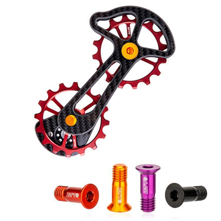 2pcs ZTTO Bicycle Rear Derailleur Sprocket Screws M5 Modified Road Mountain Derailleur Guide Wheel