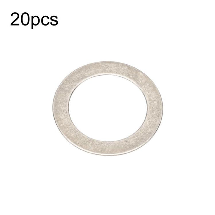 ZTTO Bicycle Pedal Stainless Steel Washer Mountain Bike Disc Protection Gasket, 20pcs