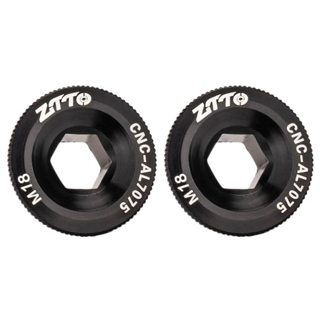 2pcs ZTTO Bicycle Aluminum Alloy Crank Cover Mountain Bike Crank Screws